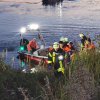 Alarmübung der Wasserrettung auf der Elbe bei Dömitz